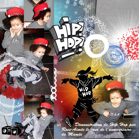 Demonstration of hip-hop