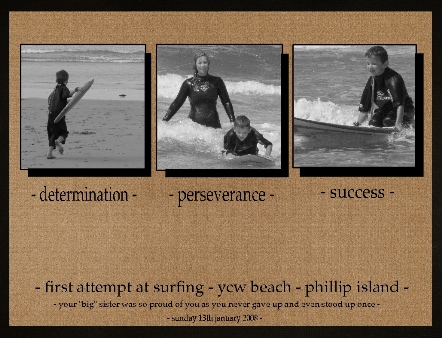 determination, perseverance, success