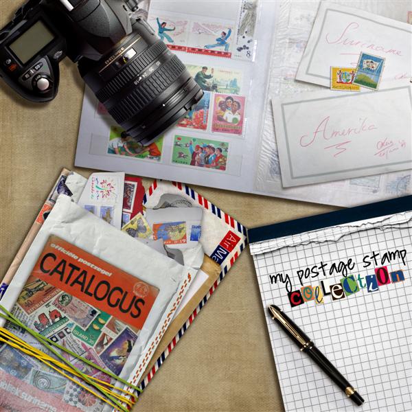 DigiDare #150: My Postage Stamp Collection