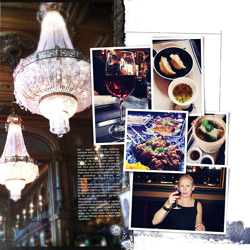 Dinner at Berns - right