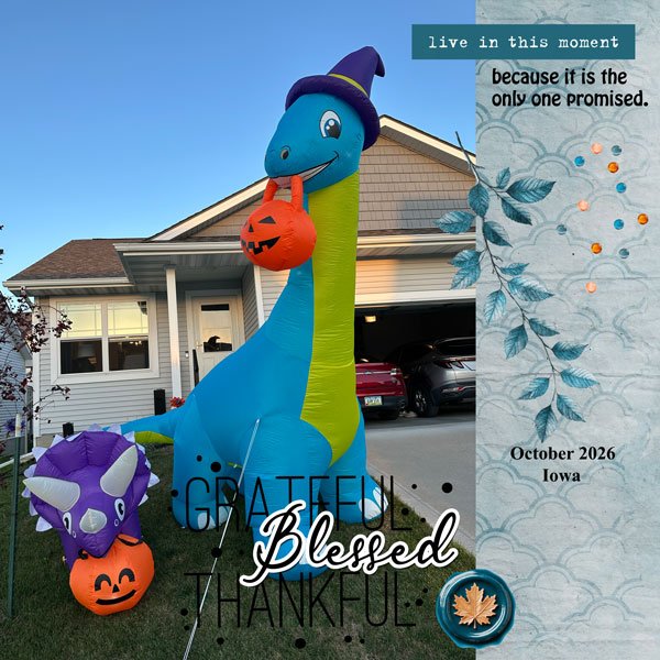 Dinos in Front Yard