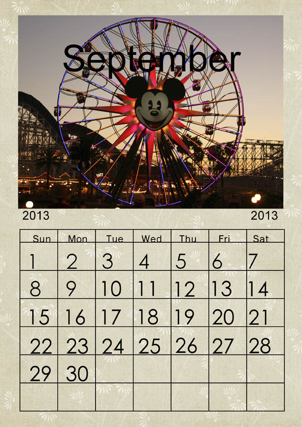 Disney Calendar