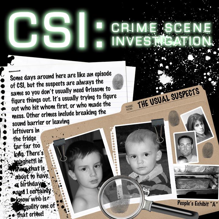 DNTS Challenge 3 - CSI: Crime Scene Investigation