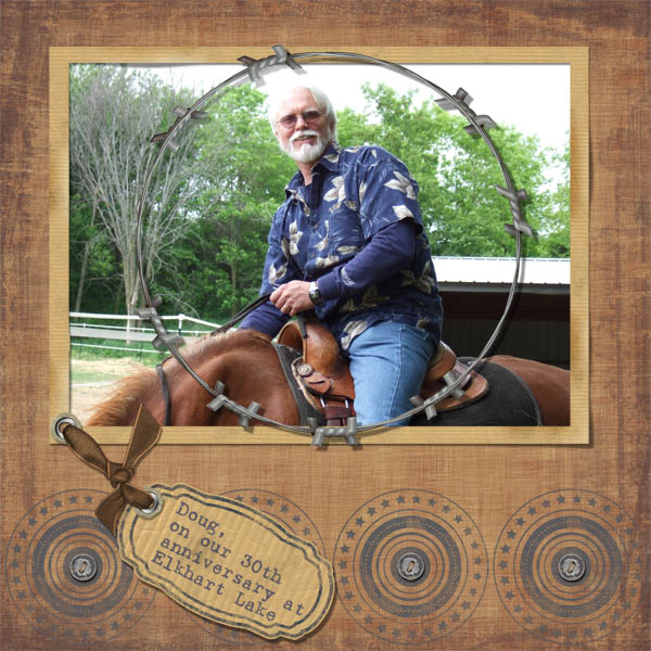 Doug on Horseback