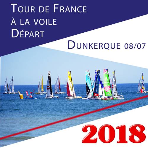 Dpart du tour de France  la voile 08/07/18