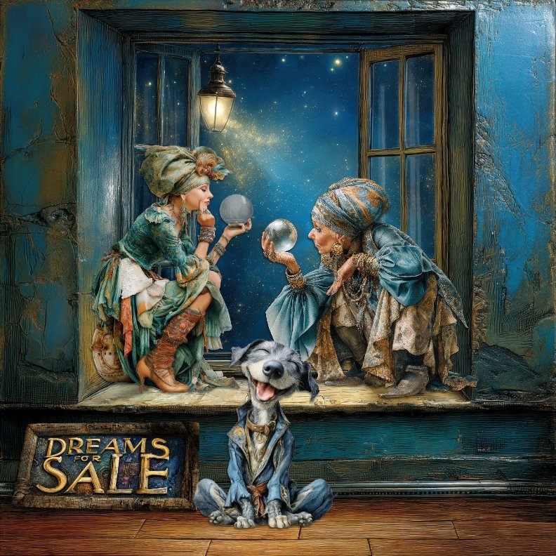 Dreams for Sale in the Crystal Balls!