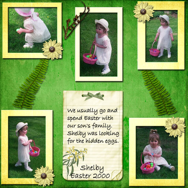 Easter with Shelby 2000