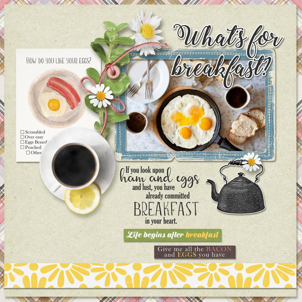 Eggs for breakfast