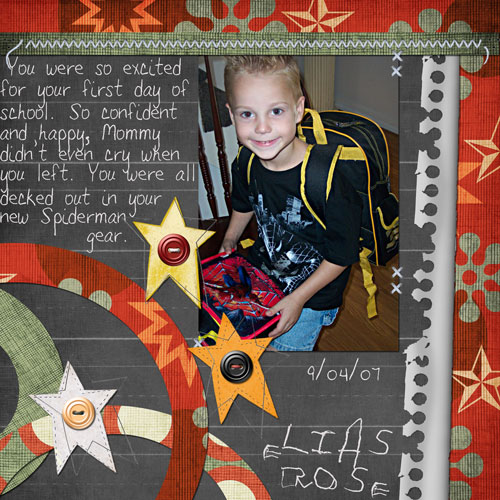 Elias' First Day of School