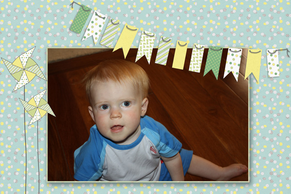 Elliott at his birthday party turning 1!