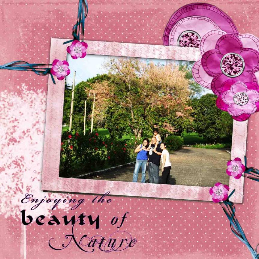 enjoyng the beauty of nature