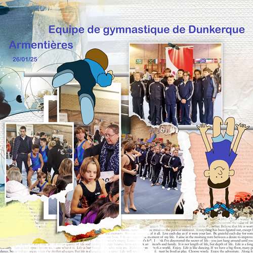 Equipe de gymnastique de Dunkerque 26 01 2025