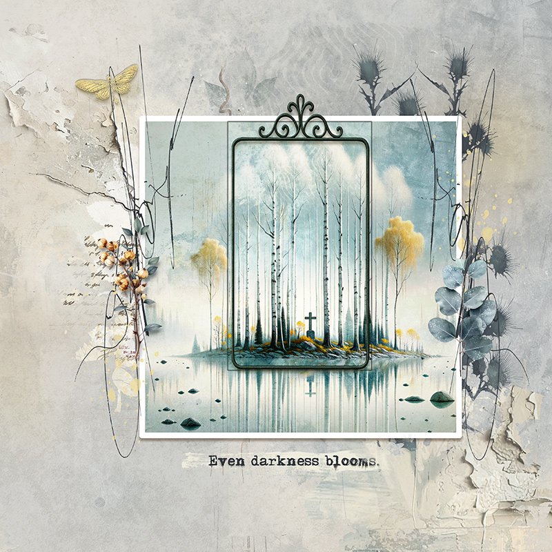 Even darkness blooms