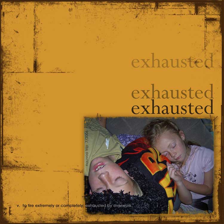 Exhausted