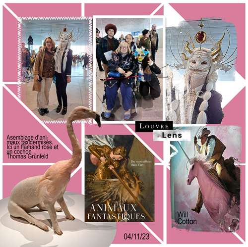 exposition les animaux fantastiques Louvre Lens