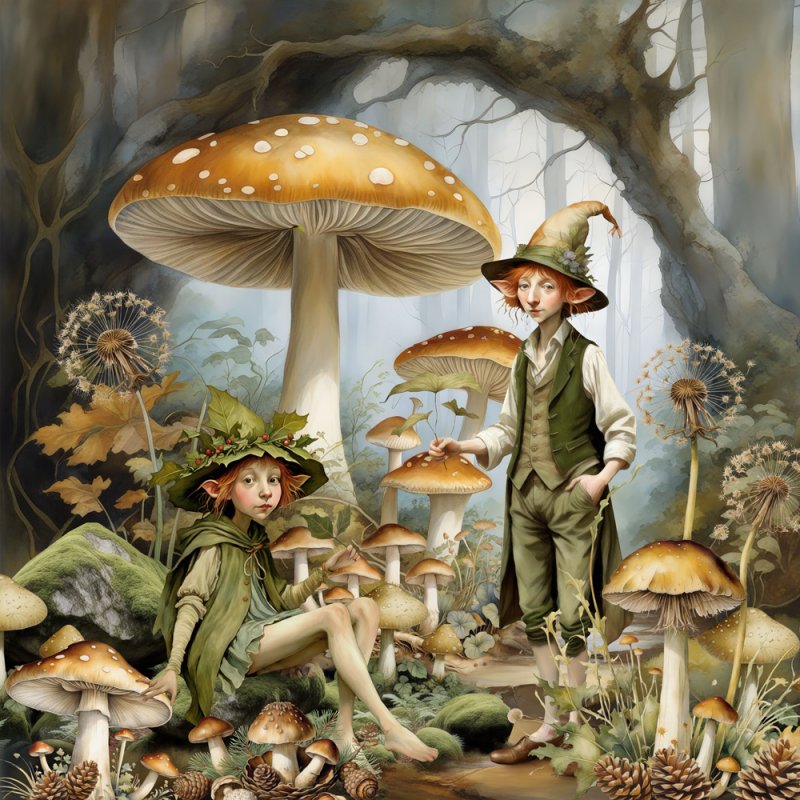 Fairies in the Acorn Woods