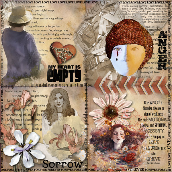 February Art Journaling Challenge Week 4