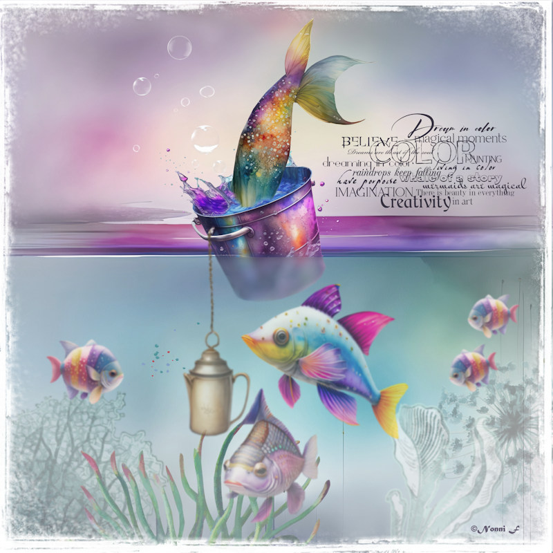 FEEDING FISH  Oscraps Digital Scrapbooking and Artist Community