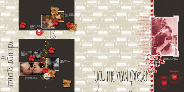 Fei Fei's Stuff Spotlight challenge 2 page spread