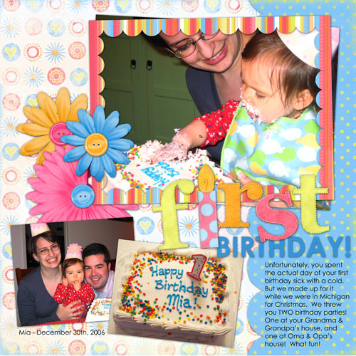 First Birthday