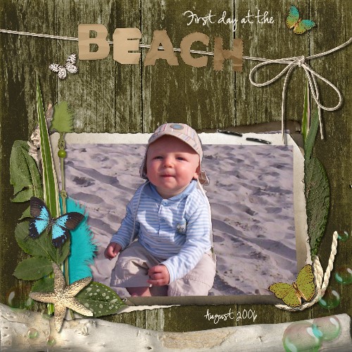 First day at the beach