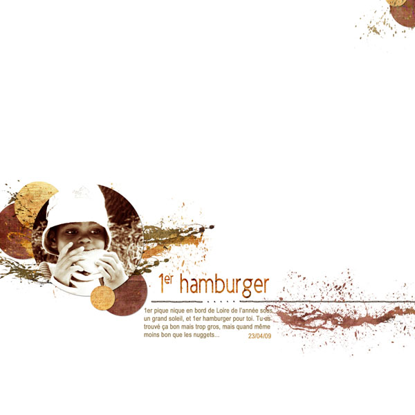 first hamburger