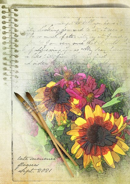 Flower Notebook - Different Sizes Challenge