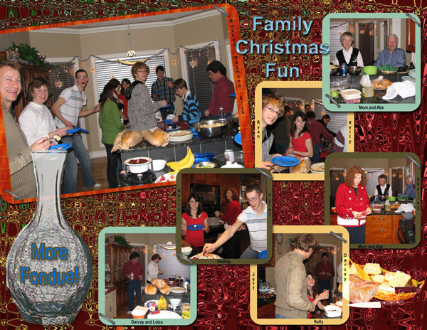 Fondue-Family Xmas Fun!