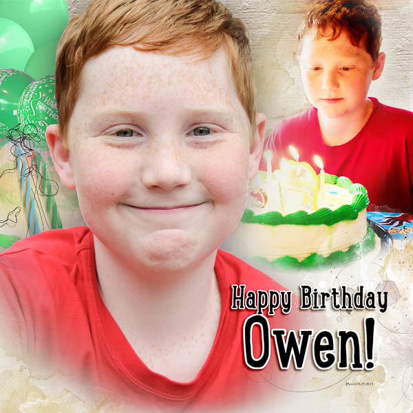 ...for Owen's Birthday