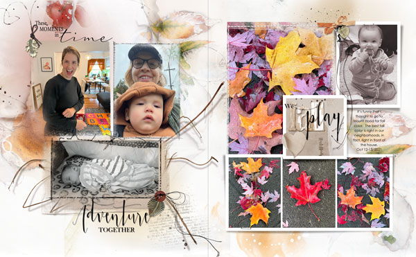 FotoInspired Template 2U Fall with Oz