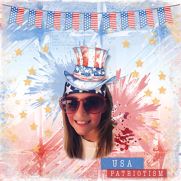 Freedom Fest by Karen Schulz Designs Digital Art Layout 02 by Kay