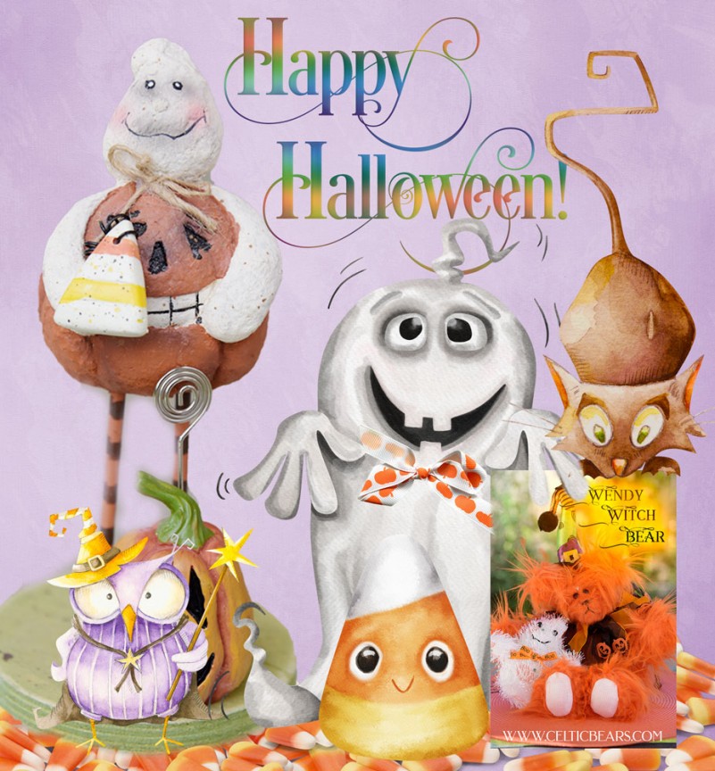 Ghostly Candy Corn Halloween
