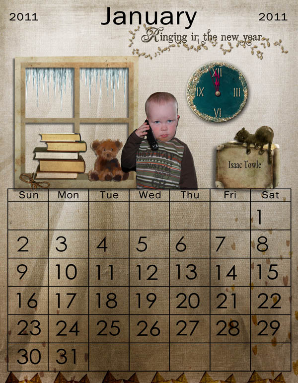 Gift Calendar Jan. 2011