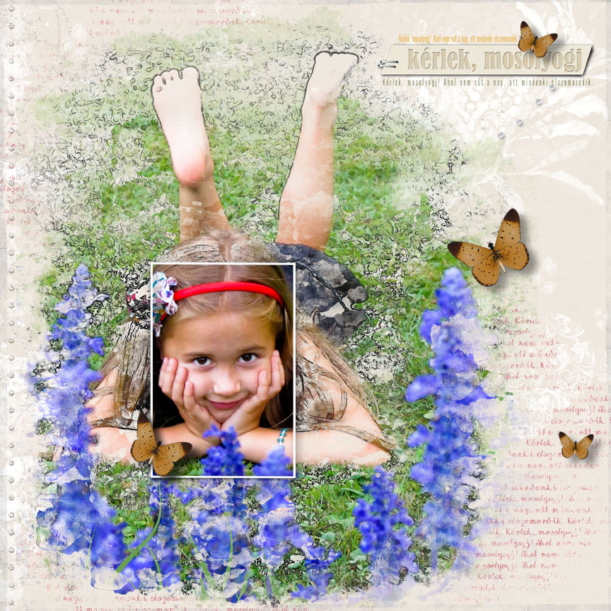 Girl in the grass