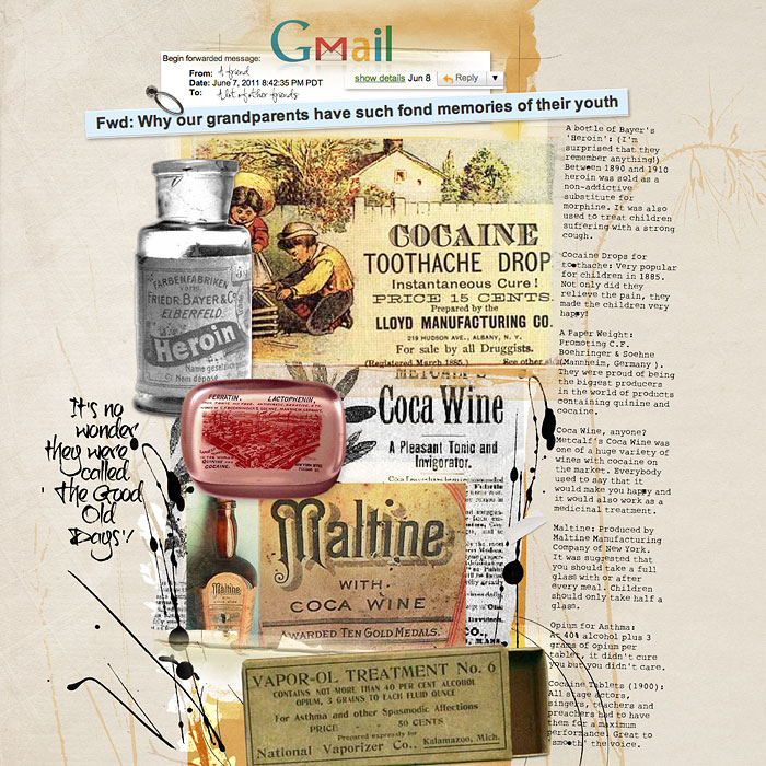 Good Old Days~EmailScrapping