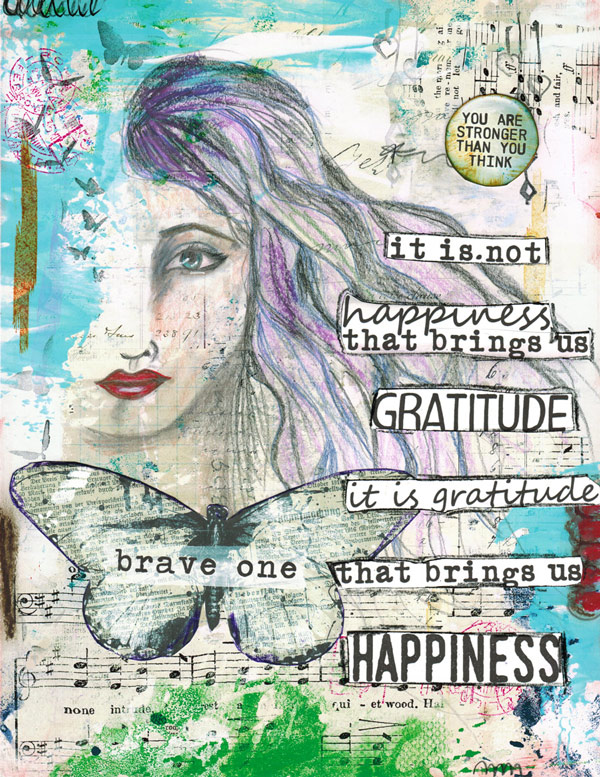 Grateful hybrid Art Journal