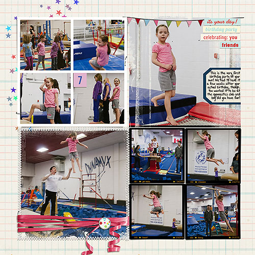 Gymnastics party page 1