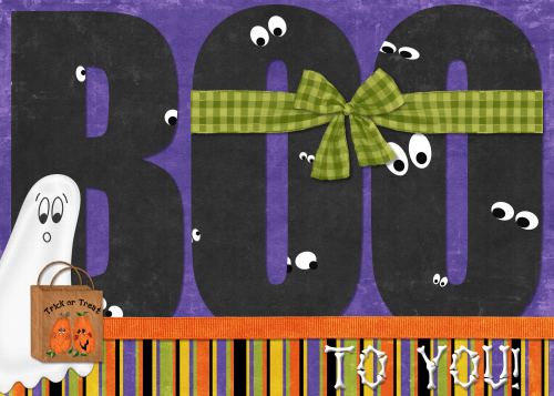 Halloween Card - Boo