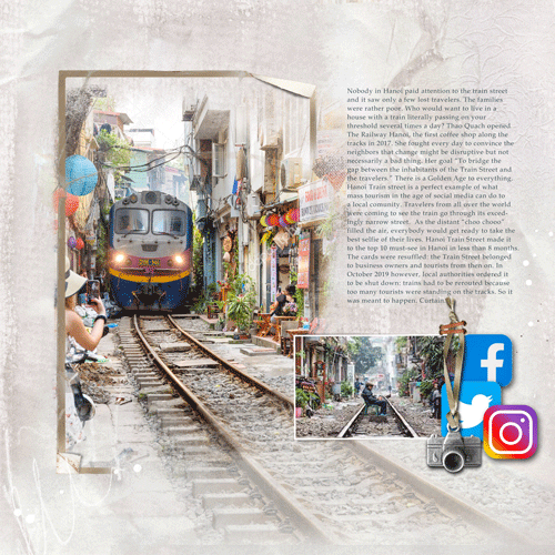 Hanoi Train Street/Anna lift