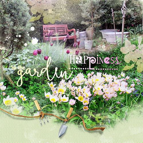 Happiness in the garden