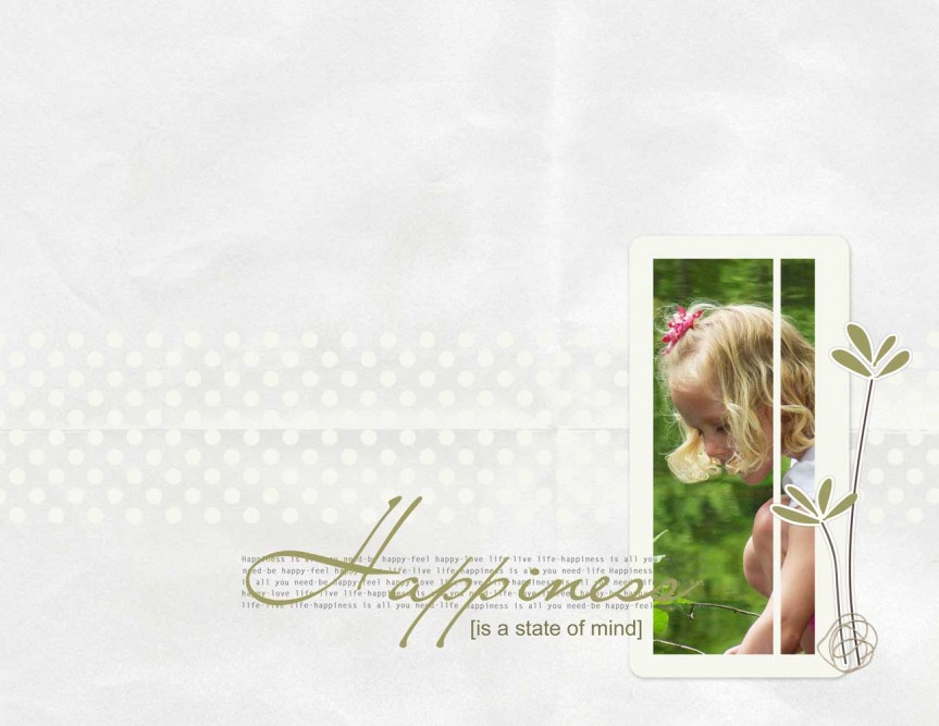happiness is a state of mind