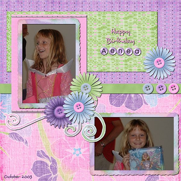 Happy Birthday Aenea - Left