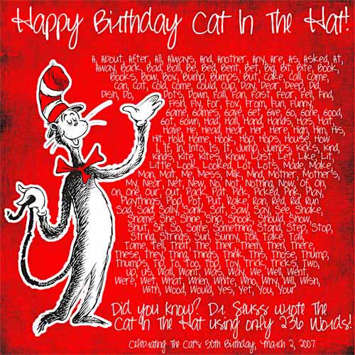 Happy Birthday Dr. Seuss