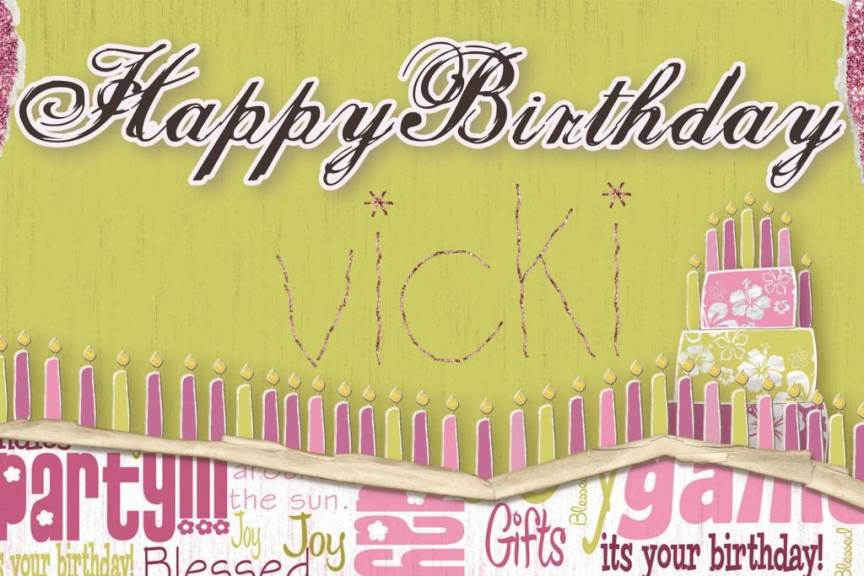Happy Birthday Vicki Stegall