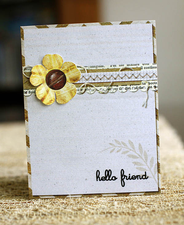 Hello Friend *hybrid card*