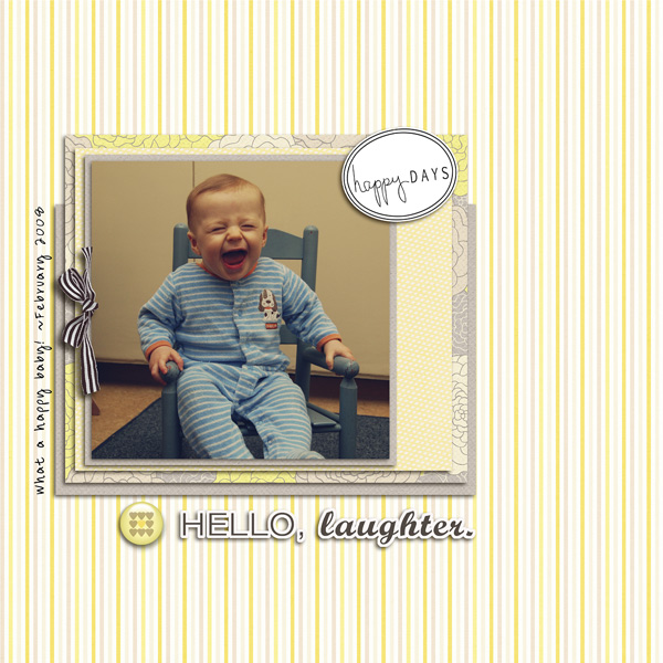 Hello Laughter Mystery Scraplift