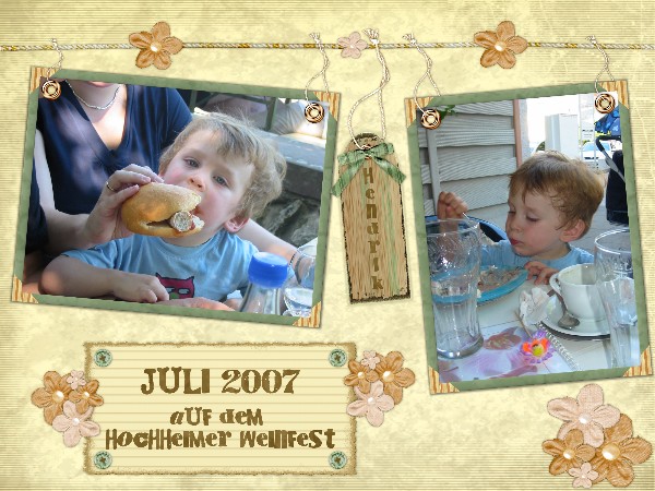 Hendrik at the Weinfest