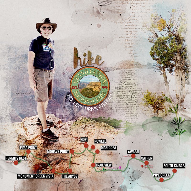 Hike the Grand Canyon? | Oscraps Digital Scrapbooking and Artist Community