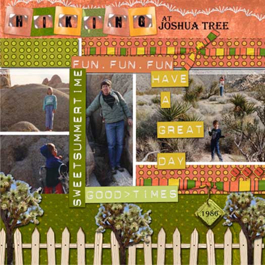 Hiking at Joshua Tree