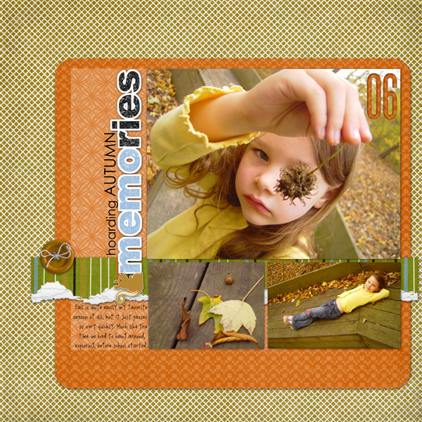 hoarding autumn memories